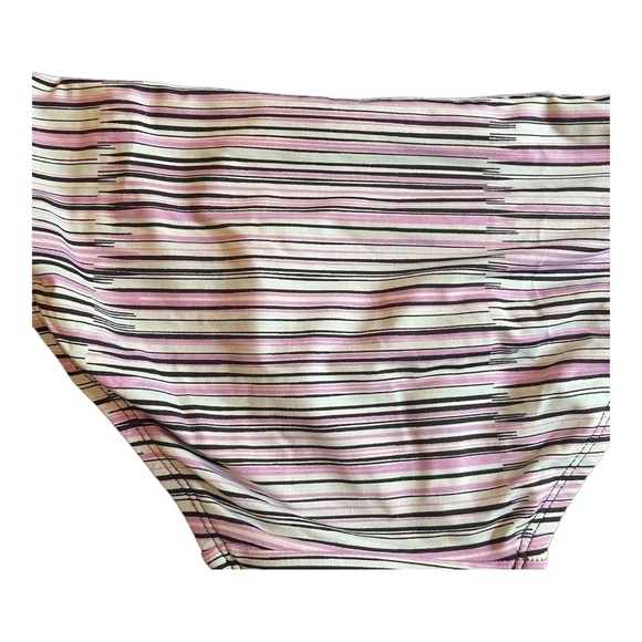 soybu Women Swimwear Black Amalfi Band Stripe Bikini Bottom - Picture 8 of 12